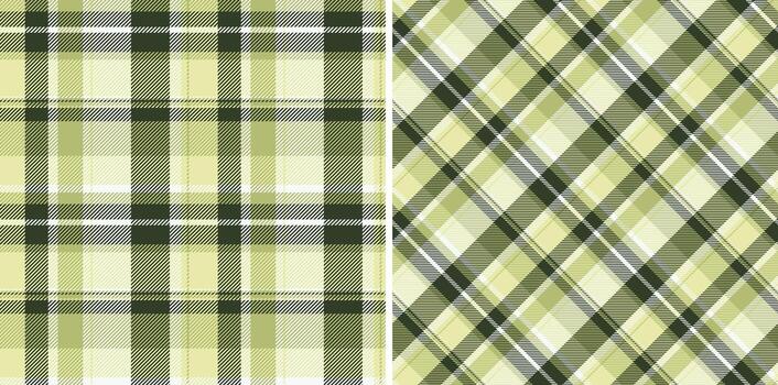 Elegant, seamless plaid pattern in harmonious shades of green. Perfect for textile design, fashion, backgrounds, or adding a touch of classic style. vector
