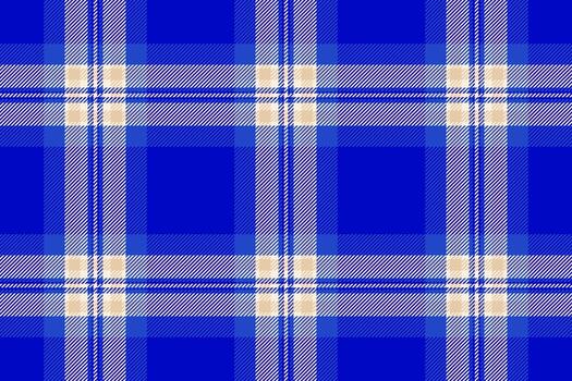 Classic blue plaid pattern, evoking tradition and comfort. Versatile backdrop for designs, textiles, or festive themes. Use for layouts, mockups and backgrounds. vector