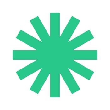 brutalista copo de nieve forma básico formar vector