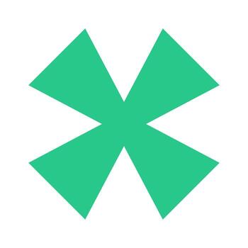 Cross brutalist simple geometric form vector