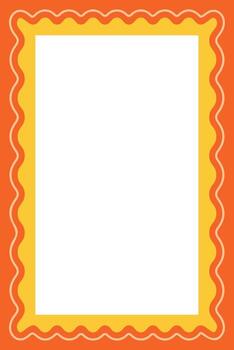Retro funky empty space banner vector