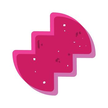 Grunge artistic motif risograph element vector