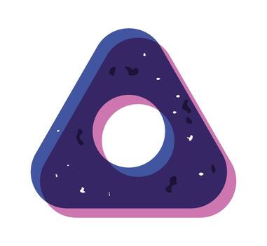 Geometric grain texture risograph element vector