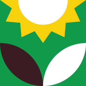 Good climatic conditions geometric element vector