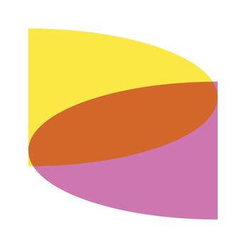 Geometric elements risograph design effect vector