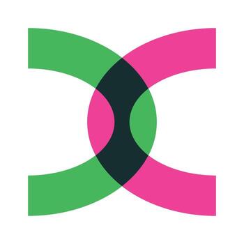 Geometric risograph retro y2k forms vector