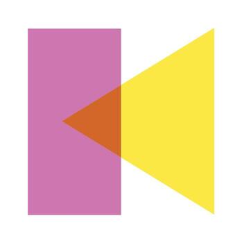 Triangle rectangles geometric objects overlapping vector