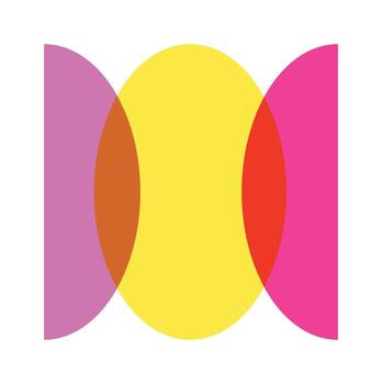 Risograph geometric elements basic print vector