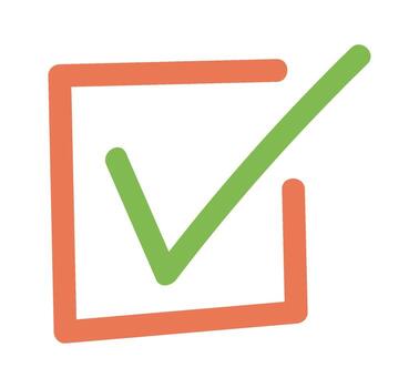 Agree right choice checkmark button vector