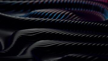 Close-up of abstract flowing lines creating a dynamic pattern video