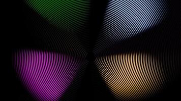 dinámica ola patrones en vibrante colores crear un resumen visual efecto movimiento video