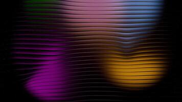 en vibrerande abstrakt bakgrund med färgrik vågig mönster video