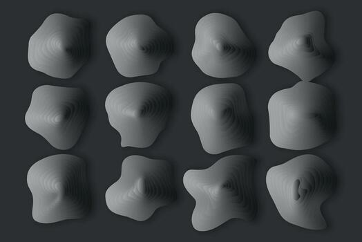 Abstract tree rings. topographic map concept background. vector