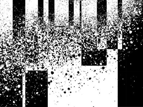 Black and white halftone geometry background. Abstract pop art made from black and white lines causing a circle shape illusion. vector