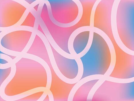 Gradient mesh abstract background. Futuristic holographic backdrop with gradient mesh vector