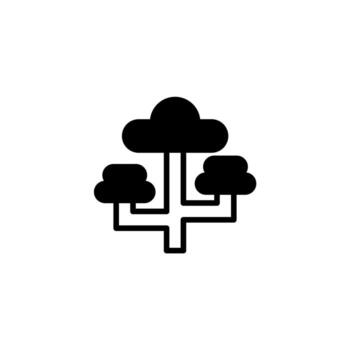 un visual metáfora de derivación rutas dentro digital redes y conectividad ilustrando vector