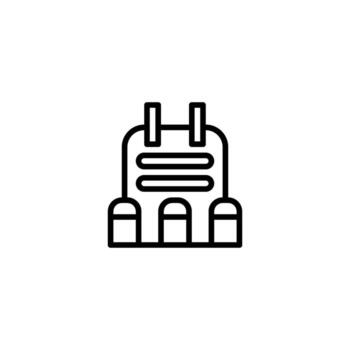 minimalista línea Arte representación de un tecnológico aparato sugerencia un seguro comunicación vector