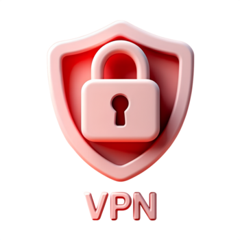 rosa 3d scudo icona che rappresentano vpn sicurezza, digitale vita privata e sicuro Internet navigando, isolato su trasparente sfondo png