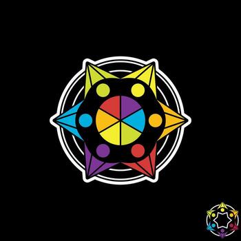 6 active people discussion circle table rotate community to happy vector