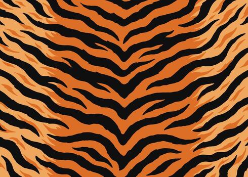 Expressive Tiger skin background pattern design vector