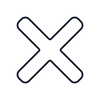 interfaz icono usado a salida, borrar, o eliminar contenido desde un monitor zona vector