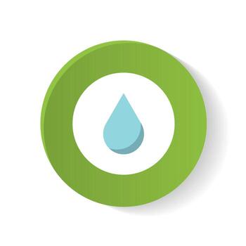 This graphic showcases a simple yet impactful ecology icon, representing vital themes in environmental conservation, such as cleaning and caring for our planet resources. vector