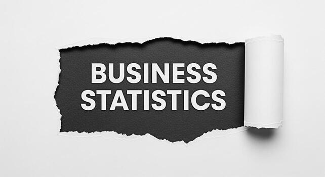 Revealing business statistics through a torn paper effect symbolizing transparency and data insights in a corporate environment creating a sense of discovery and analytical focus for strategic decisio photo