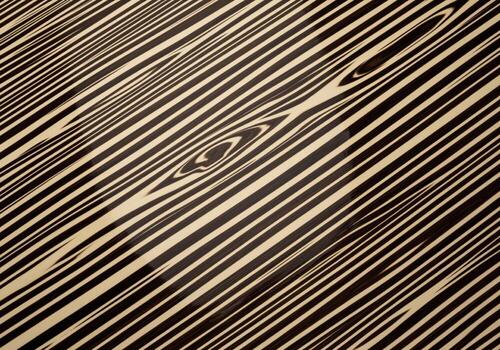 Abstract stylized wood grain texture with high contrast diagonal stripes and polished finish photo