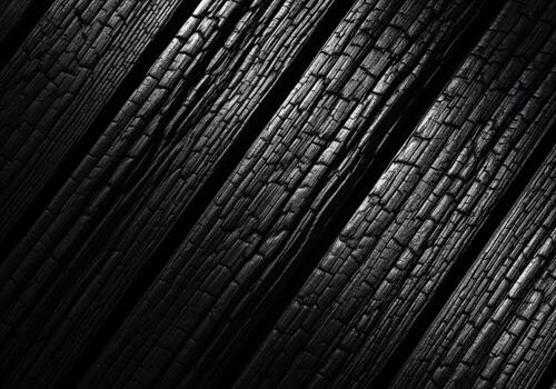 resumen oscuro negro carbonizado madera textura diagonal modelo áspero superficie detalle foto