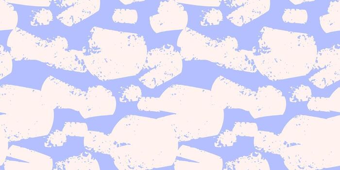 sin costura resumen modelo con suave texturizado cepillo formas en beige en un pastel lavanda antecedentes. mínimo moderno diseño para tela, papelería, y embalaje vector