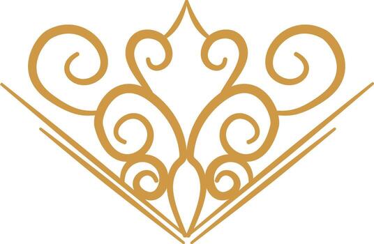 Vintage Corner Border with Elegant Style vector