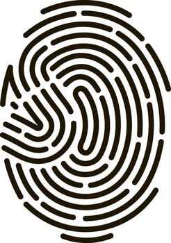 Fingerprint matching for security and personal identification vector