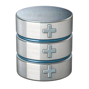 ornamentado prata comprimido caixa empilhado três camadas com Cruz emblemas isolado em transparente fundo png