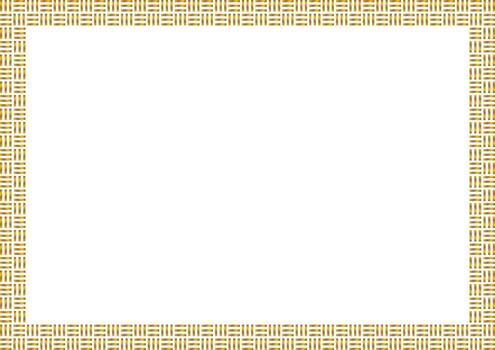 Modern Grid Pattern and Line Rectangle Frame Border Design vector