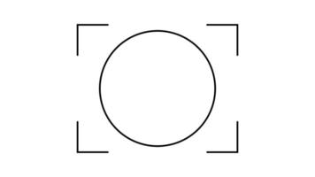 iris igenkännande öga skanna svart linje ikon på vit bakgrund. biometrisk verifiering, säkra identitet autentisering symbol. enkel linje stil för logga in, Integritet och cyber säkerhet. video