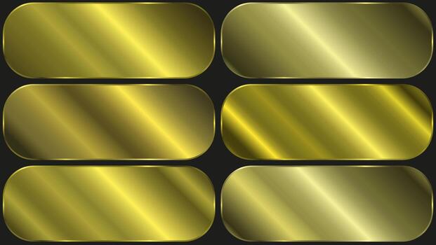 Yellow gradient . Metallic illustration of golden gradient background texture for luxury frame, ribbon, banner, web, coin and label. Elegant Light and Glow Template vector