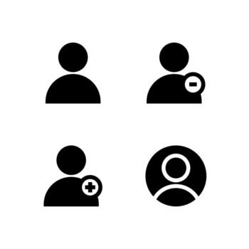 User Interface Solid Icons for Digital Platform Design vector