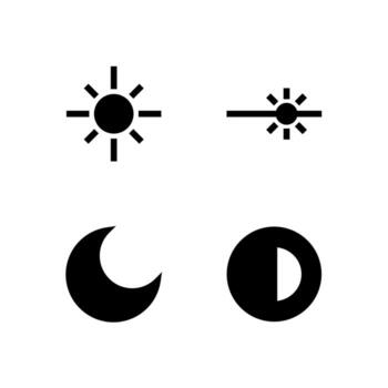 tema ajustes sólido icono conjunto para tablero vector