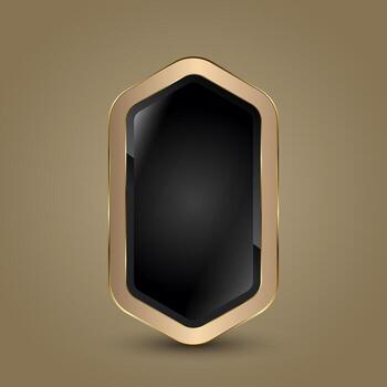 Luxury Special Shapes and Gold Button Design and Golden Luxury Label, Banners Concepts Design. The Modern Elegant Button For Web, UI, UX, and Technology Elements vector