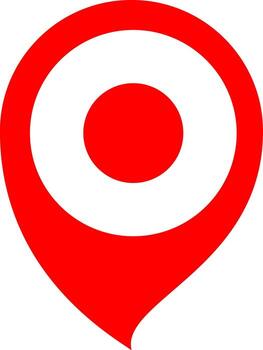 Pins nickname map pin illustration representing location and navigation on a modern digital map vector