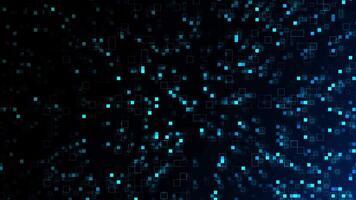 futurista digital rede fundo ciclo cyber tecnologia néon rede animação video