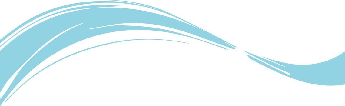 Blue Abstract Wave Background Design Template vector