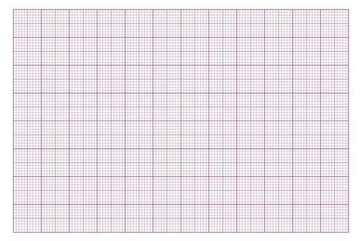 Seamless millimeter graph paper pattern. Blue fine grid for educational and design purposes. Abstract squared background. vector