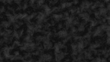 astratto Fumo effetto loopable movimento sfondo dinamico buio vapore agitando liscio fluente nebbia particelle galleggiante denso nero nuvoloso modello visivo elemento video