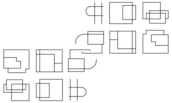 plano línea antecedentes con equilibrado mínimo composición vector