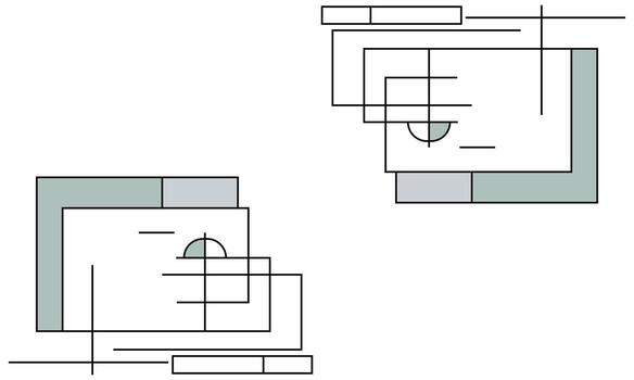 Soft Minimal Line Background with Balanced Layout vector