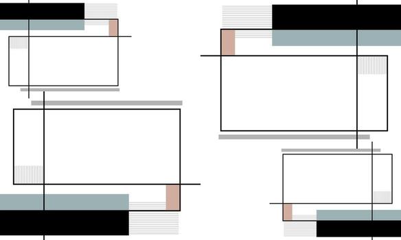 Flat Design Minimalist Background with Soft Pastel Palette and Simple Shapes vector