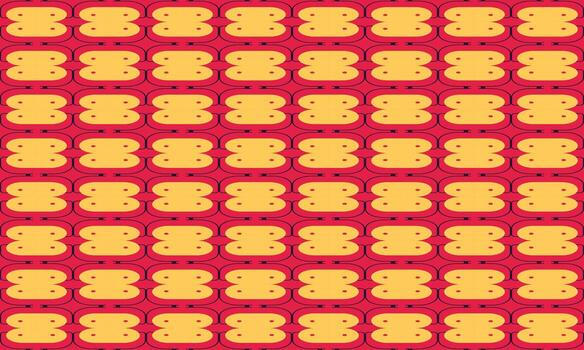 A red and yellow pattern with squares vector