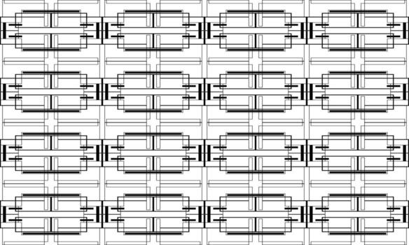 Simple Geometric Line Pattern in Soft Beige and Gray Palette vector