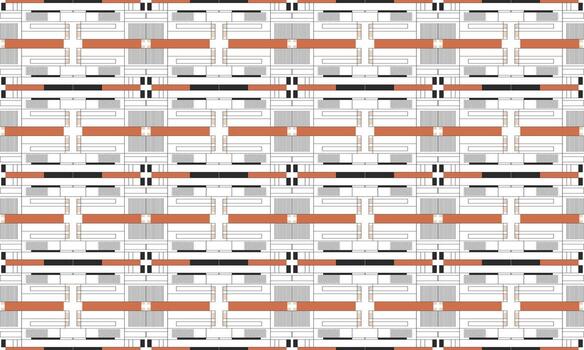 Soft Neutral Flat Background with Simple Minimal Shapes vector